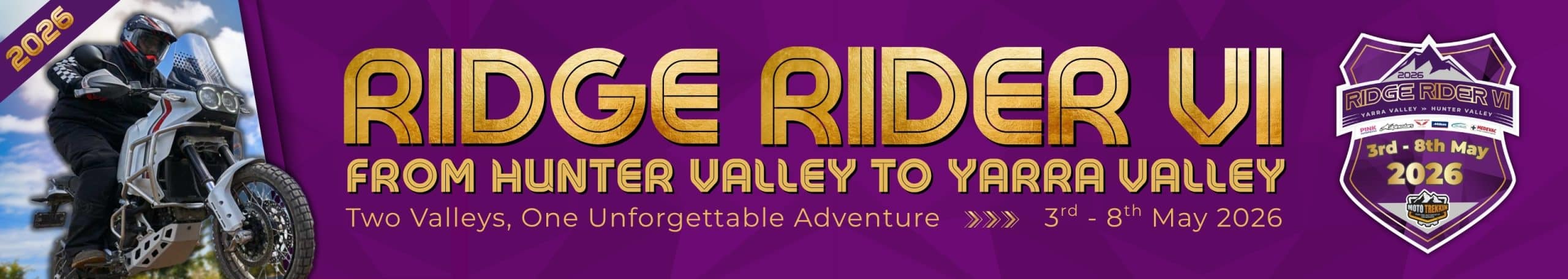 Registration - Ridge Rider 2026 TRIAL - Moto Trekkin